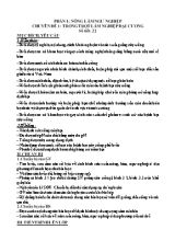 Giáo án Công nghệ Lớp 10 - Chương trình cả năm - Năm học 2014-2015 - Trường THPT Phong Thổ